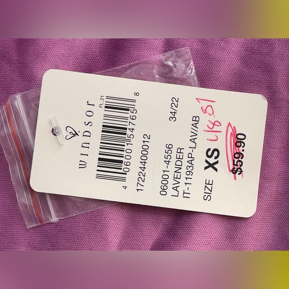 Windsor Fuchsia Rhinestone Drape Blouse - Picture 15 of 15